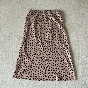 Skies are blue midi skirt